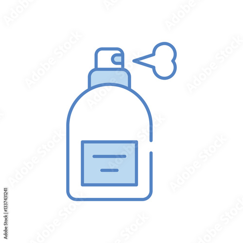 Hair Spray vector icon stock illustration
