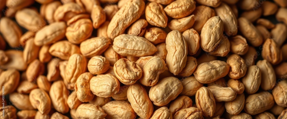 Close-up of dried peanuts, showcasing texture and color, crispy, roasted peanuts Close-up of dried peanuts, showcasing texture and color, crispy, roasted peanuts