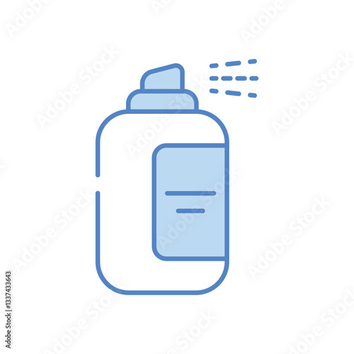 Hydration Mist Device vector icon stock illustration