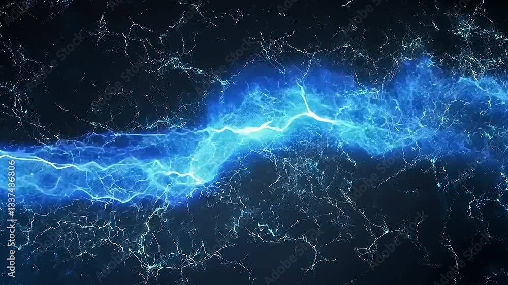 A striking blue lightning bolt crackling through a dark, textured background, evoking energy and power A striking blue lightning bolt crackling through a dark, textured background, evoking energy and power