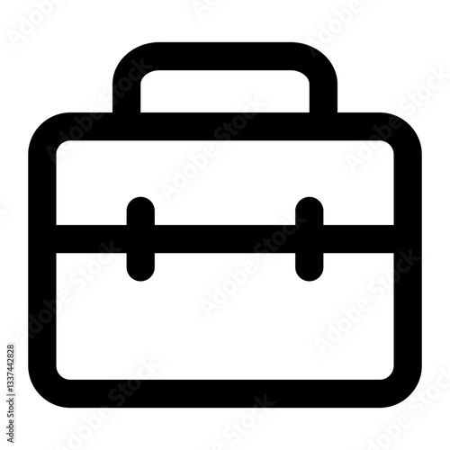 briefcase icon for illustration