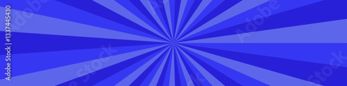 Abstract blue ray burst background design