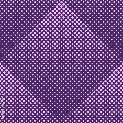 Halftone geometrical dot pattern wallpaper - repeating vector graphic