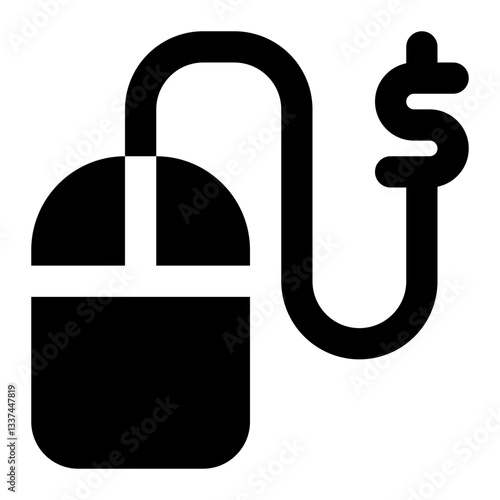 pay per click icon for illustration