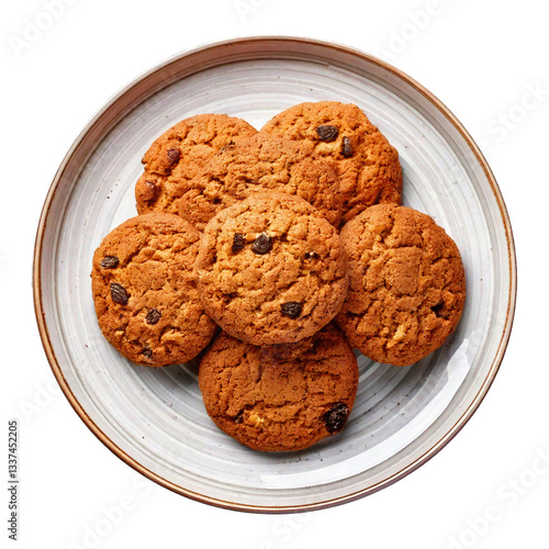 Plate of Oatmeal Raisin Coo...