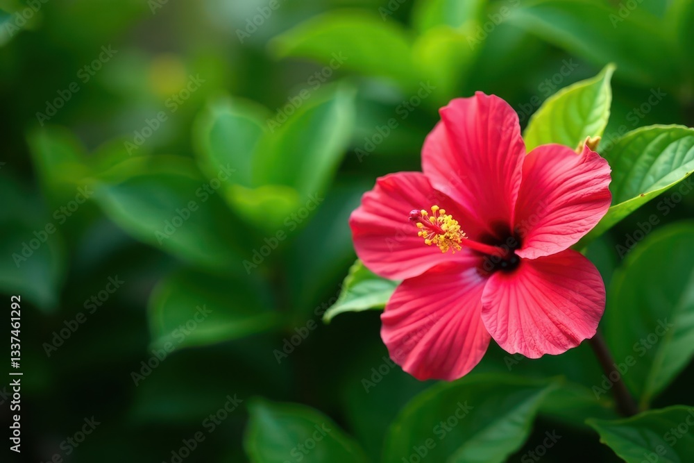 Vibrant hibiscus blooms, lush green foliage Isolated tropical plant , bloom, garden, design Vibrant hibiscus blooms, lush green foliage Isolated tropical plant , bloom, garden, design