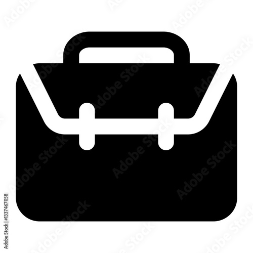 briefcase icon for illustration