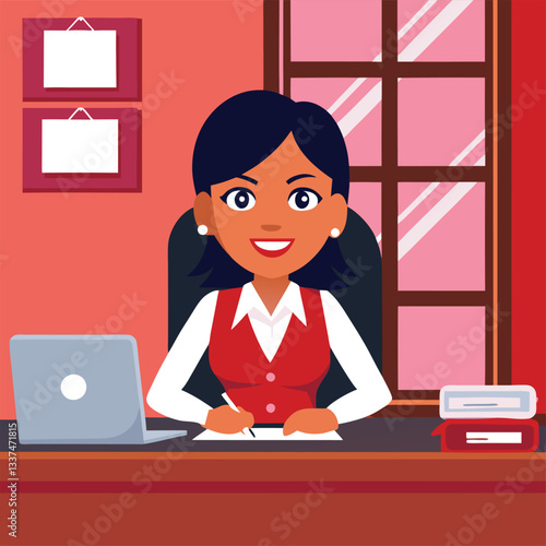 office women vector image illustration