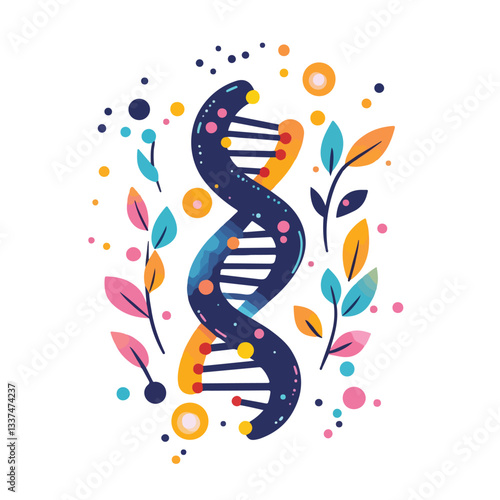 DNA Molecule Composition: Double Helix Structure for Scientific Concepts and Research