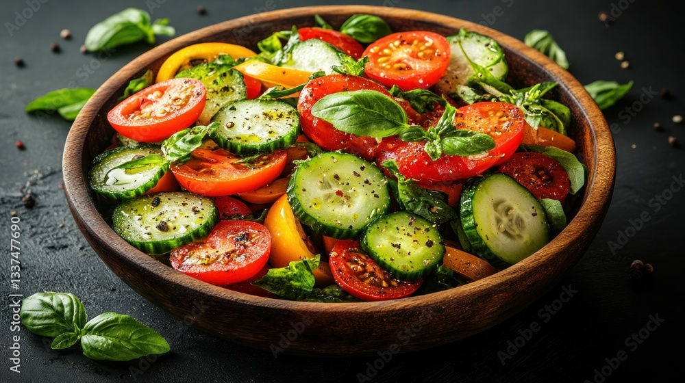 Vibrant summer vegetable salad Vibrant summer vegetable salad