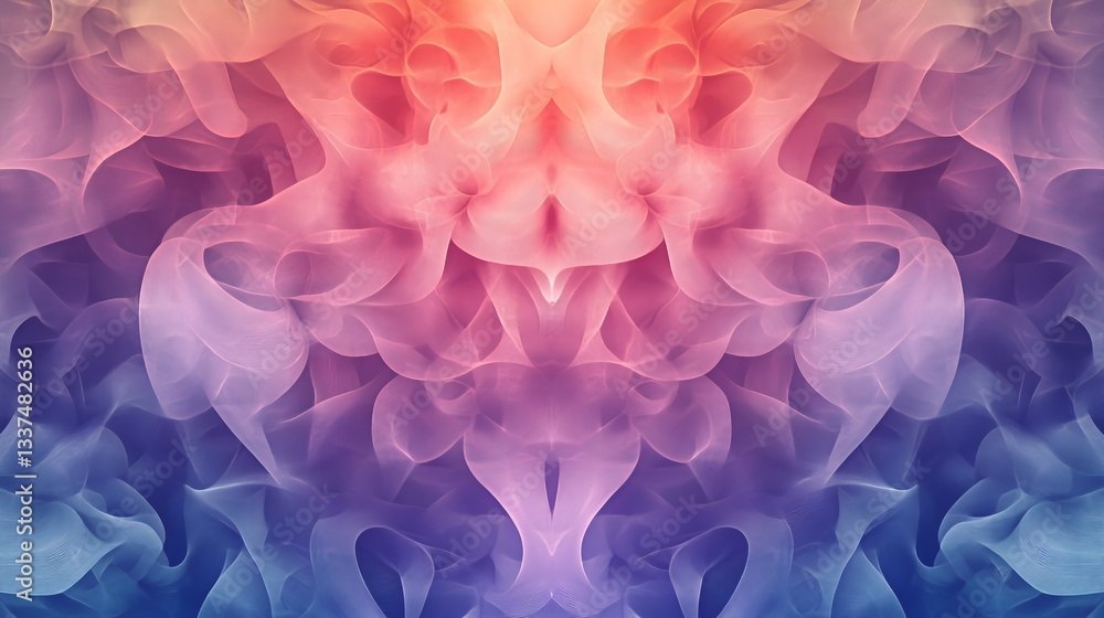 Fototapeta premium Abstract Colorful Swirling Fabric Design Pattern