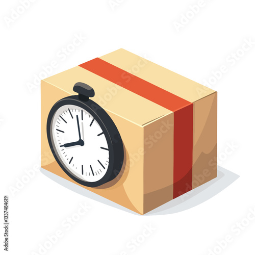 Fast Delivery Time Box Icon