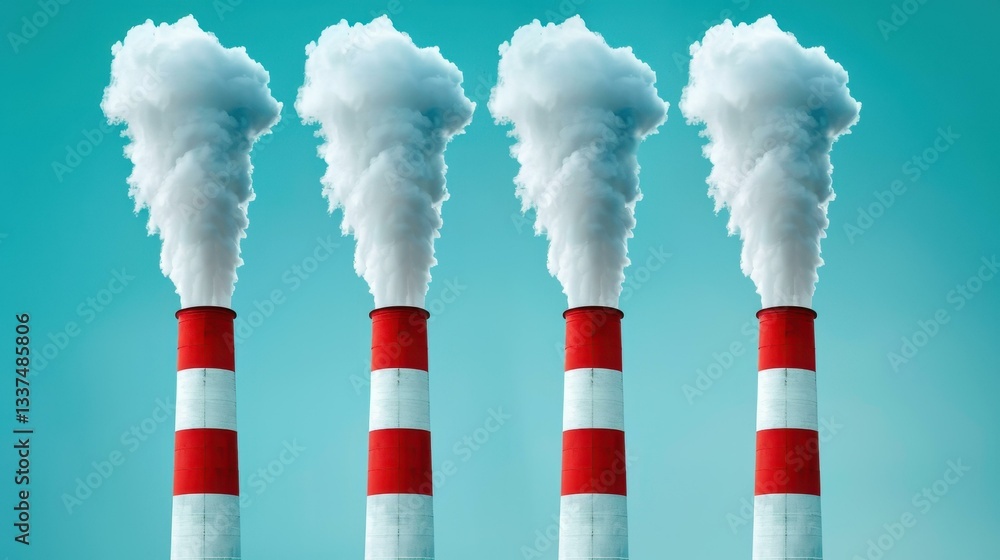 Toxic emissions from industries lead to harmful air pollution, affecting health and the environment every day. Toxic emissions from industries lead to harmful air pollution, affecting health and the environment every day.