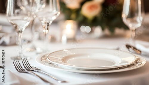 Wallpaper Mural Elegant table setting for a special occasion Torontodigital.ca