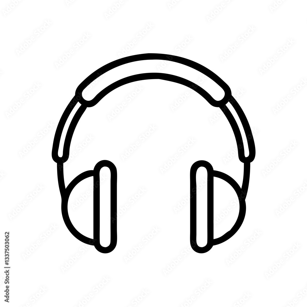 headphones isolated on white background headphones isolated on white background