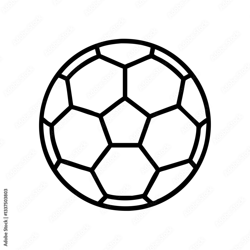 Fototapeta premium soccer ball isolated on white