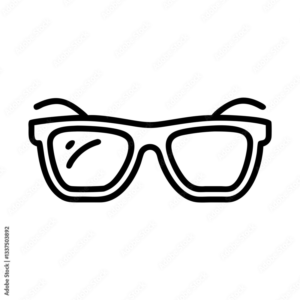 Fototapeta premium vector glasses icon