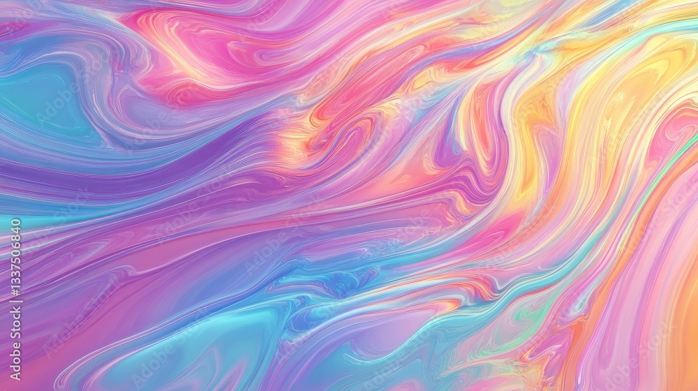Digital art-style gradient with vibrant rainbow colors smoothly blending Digital art-style gradient with vibrant rainbow colors smoothly blending