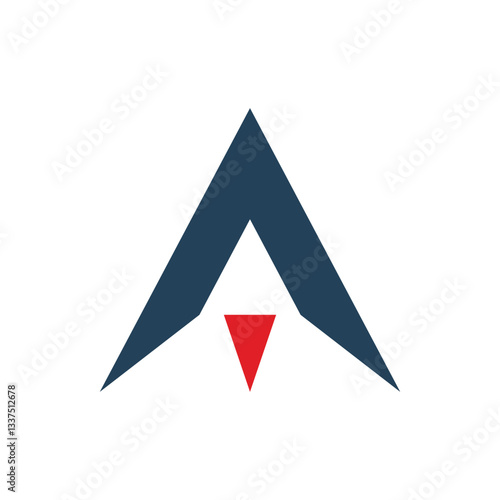 Free Download letter A, arrow, logo - GFXLoad