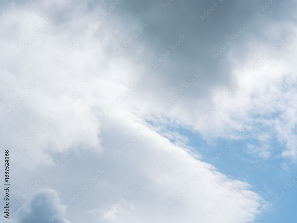 Fototapeta premium 春の雲の多い空20