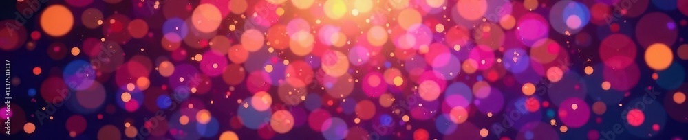 Obraz premium Vibrant confetti bursts against a dazzling bokeh backdrop , texture, confetti