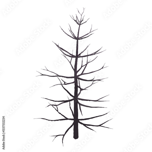 Dead tree illustration