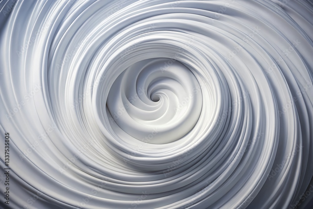Abstract White Vortex 3D Illustration - Swirling Energy Background Abstract White Vortex 3D Illustration - Swirling Energy Background