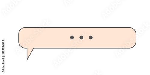 Colorful Speech Bubble Collection with Minimalist Design