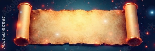 Hero image with scroll-down animation emphasizing key features, background, hero