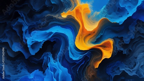 blue flames background
