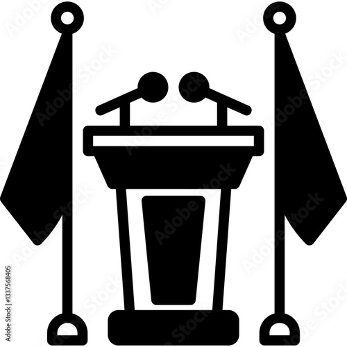 Tribune  glyph icon