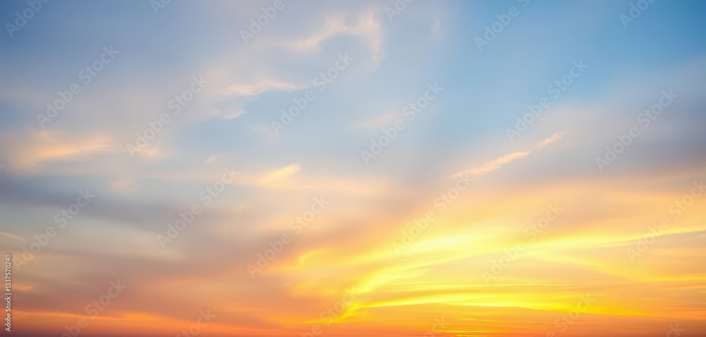 Soft blue twilight sky merging with warm sunset hues, peaceful heavenly scene, celestial, orange Soft blue twilight sky merging with warm sunset hues, peaceful heavenly scene, celestial, orange