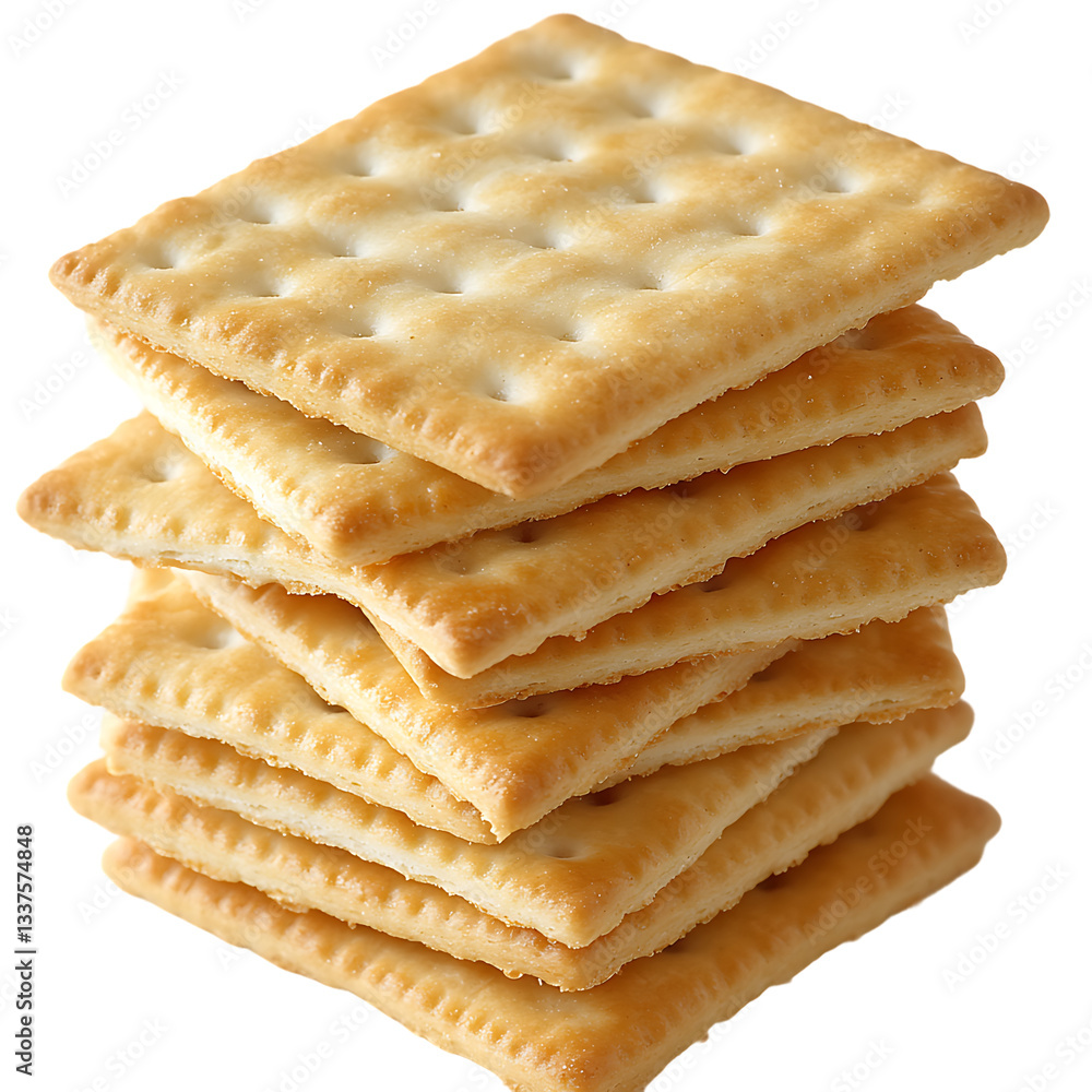 square crackers isolated square crackers isolated