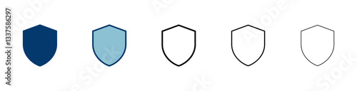 Free Download Shield vector vector icon isolated on white background. Protection icon vector. Security vector icon - GFXLoad