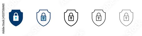 Security icon vector isolated on white background. protection icon. privacy. vpn