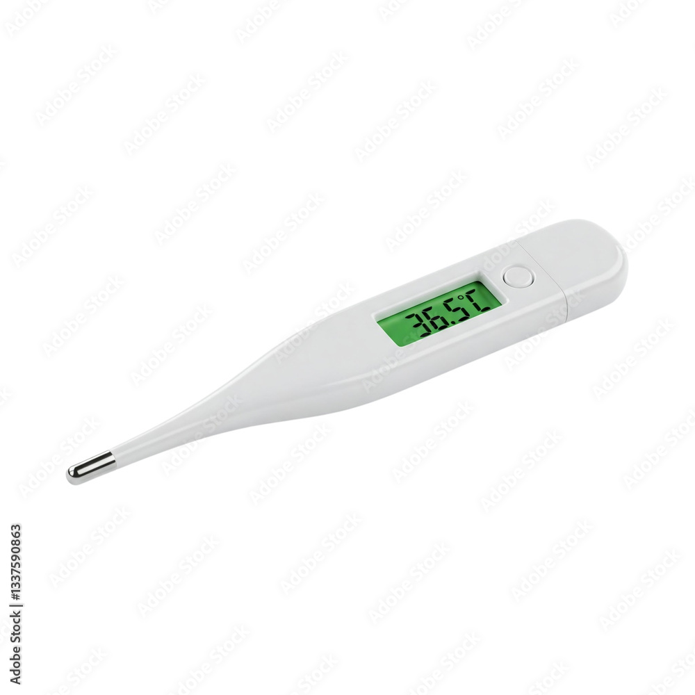 digital thermometer isolated on white digital thermometer isolated on white