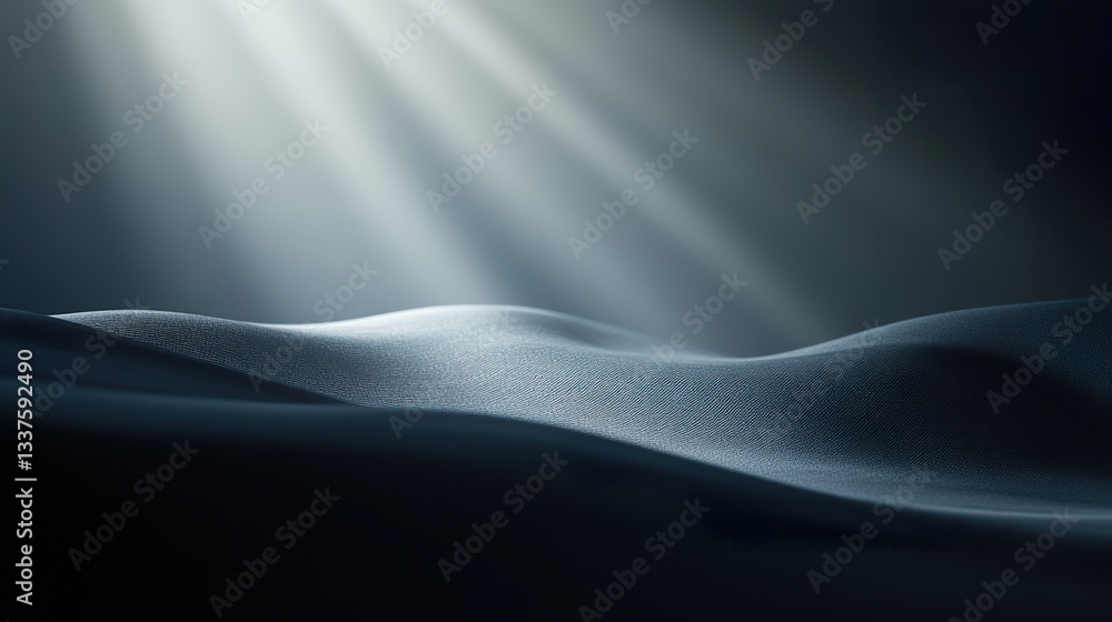 Fototapeta premium Gradient-lit abstract backdrop evoking a serene and imaginative ambiance. 
