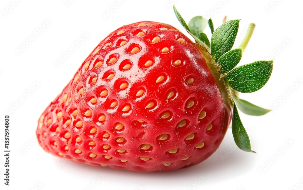 Close-up of a Single Strawberry Close-up of a Single Strawberry