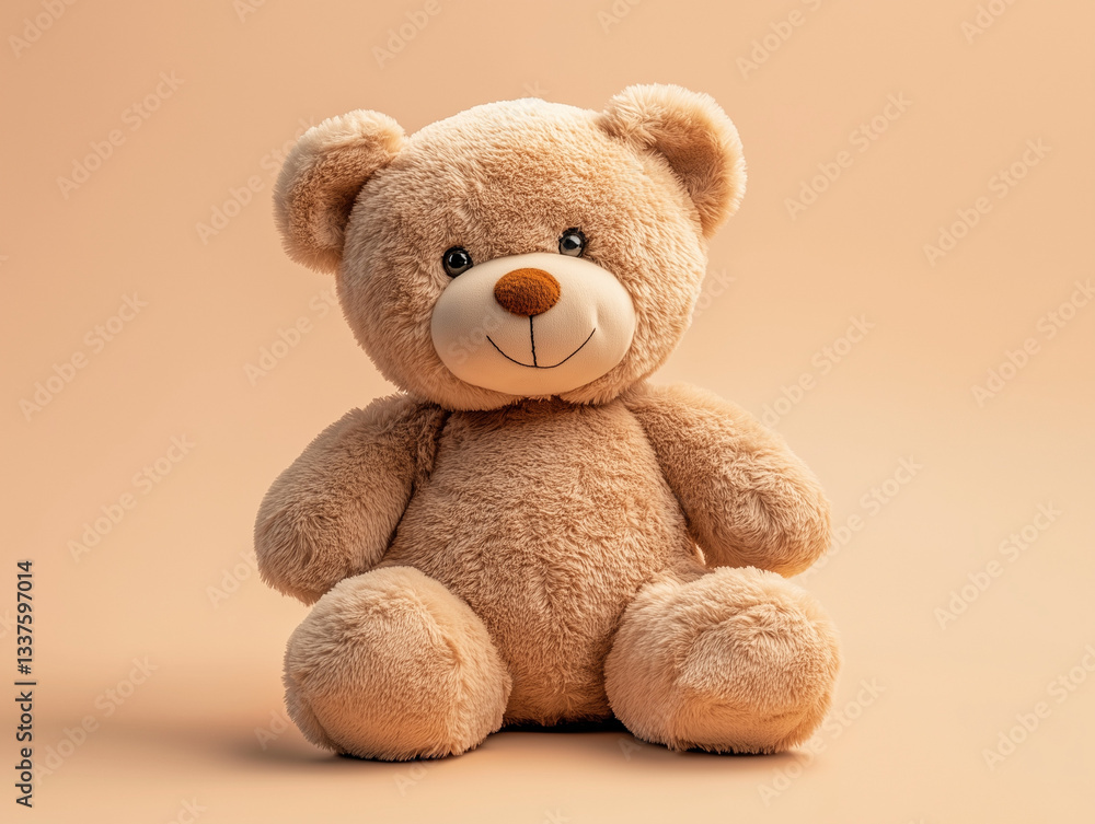 Teddy bear isolated on solid color background Teddy bear isolated on solid color background