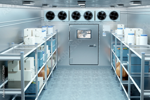 Photography Large-scale refrigeration systems for industrial applications and food preservat