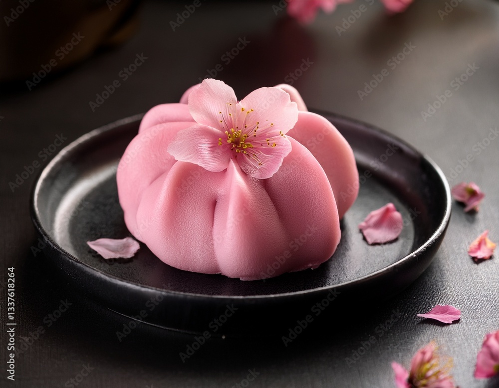 custom made wallpaper toronto digital桜の形の最中（ピンクのあんこ入り）