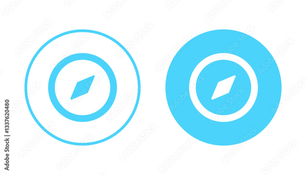 Compass icon vector. arrow compass icon sign and symbol Compass icon vector. arrow compass icon sign and symbol