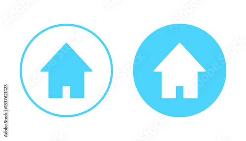 House icon vector. Home sign and symbol
