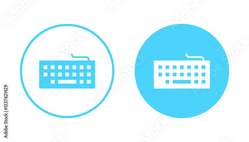 Keyboard icon vector. keyboard sign and symbol