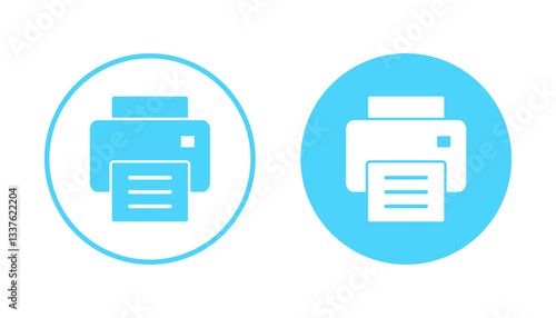 Print icon vector. printer sign and symbol