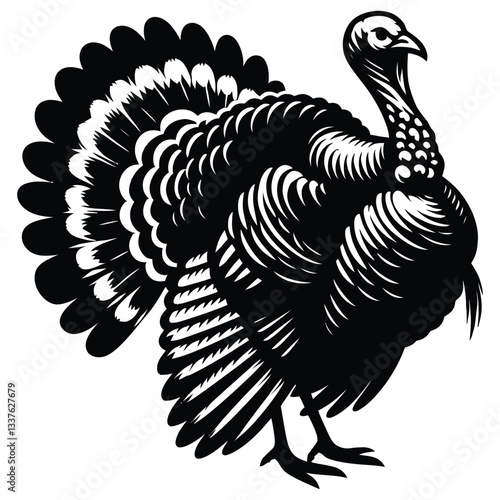 turkey vector illustration isolated