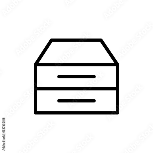Archive folders icon vector illustration. Document vector icon. Archive storage icon.