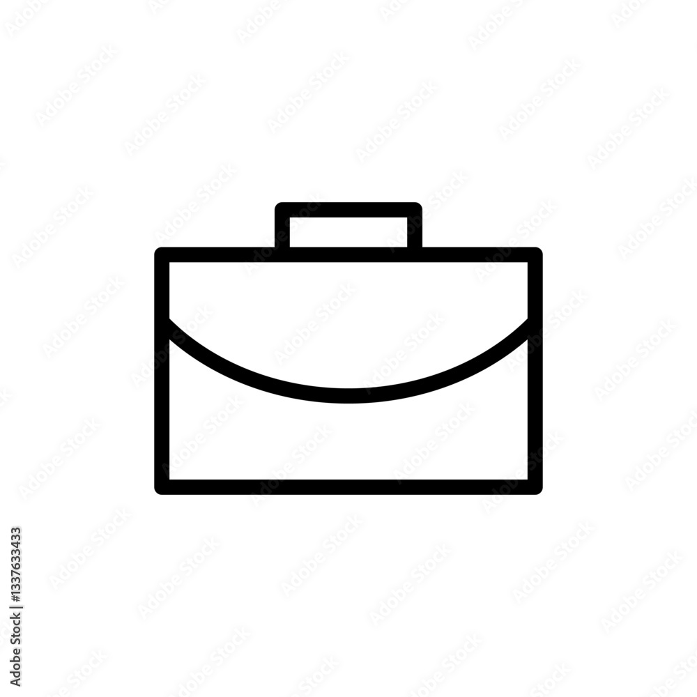 Briefcase icon vector illustration. suitcase sign and symbol. luggage symbol. Briefcase icon vector illustration. suitcase sign and symbol. luggage symbol.
