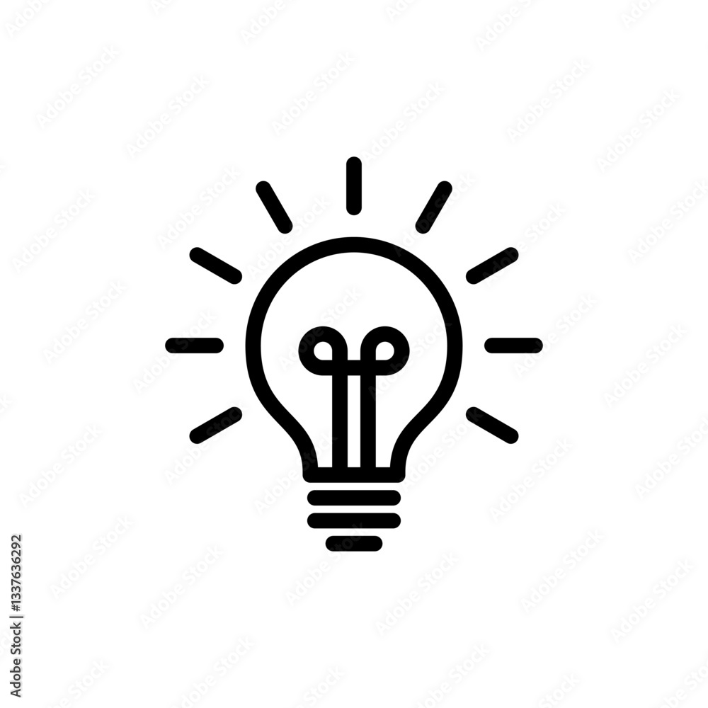 Lamp icon vector illustration. Light bulb sign and symbol. idea symbol. Lamp icon vector illustration. Light bulb sign and symbol. idea symbol.