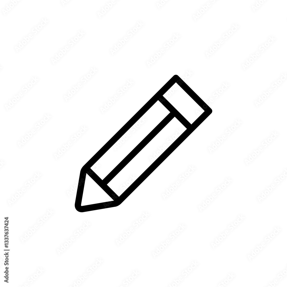 Pencil icon vector illustration. pen sign and symbol. edit icon vector Pencil icon vector illustration. pen sign and symbol. edit icon vector